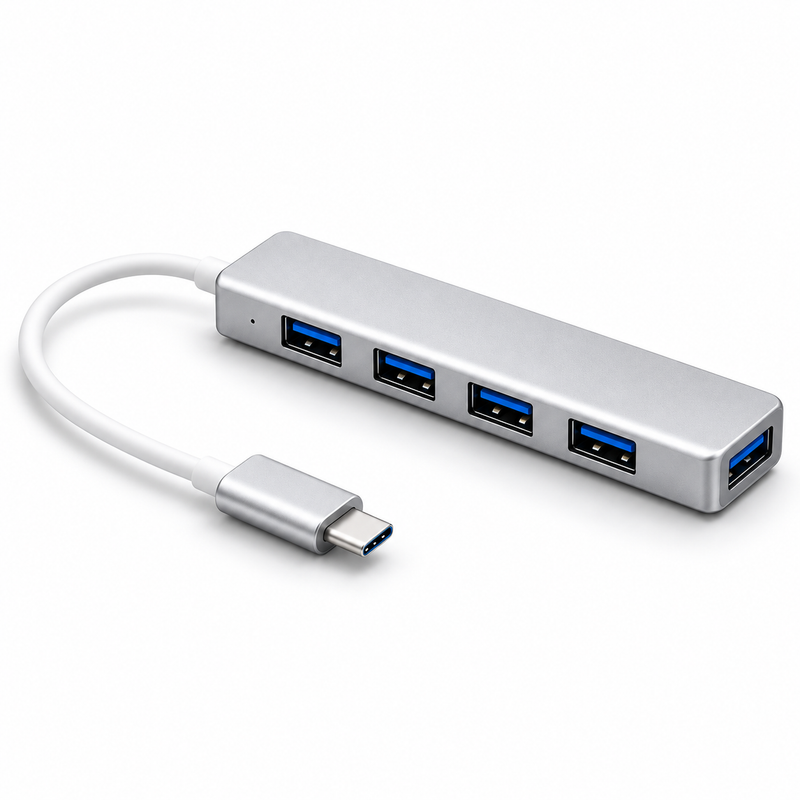 4-in-1 – Compact USB-C Adapter