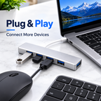 4-in-1 – Compact USB-C Adapter