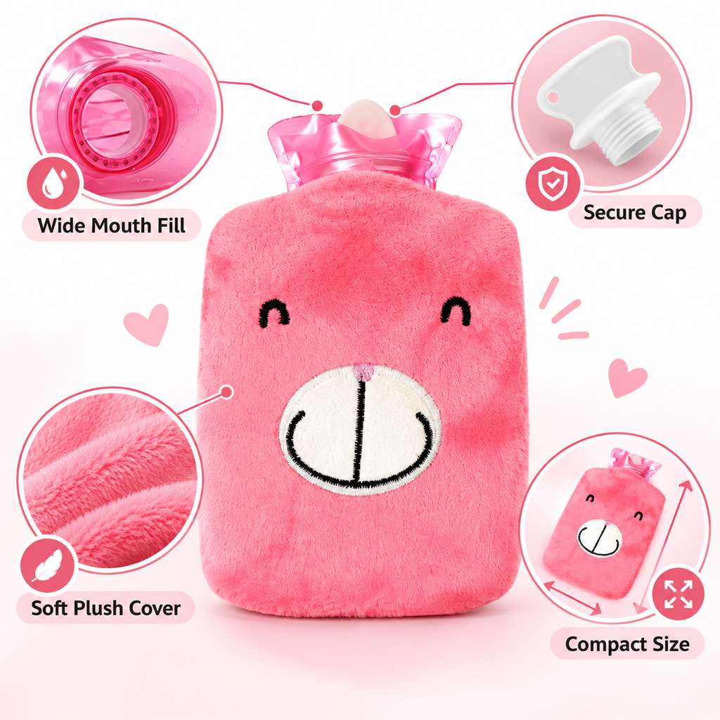Pink Hot Water Bag
