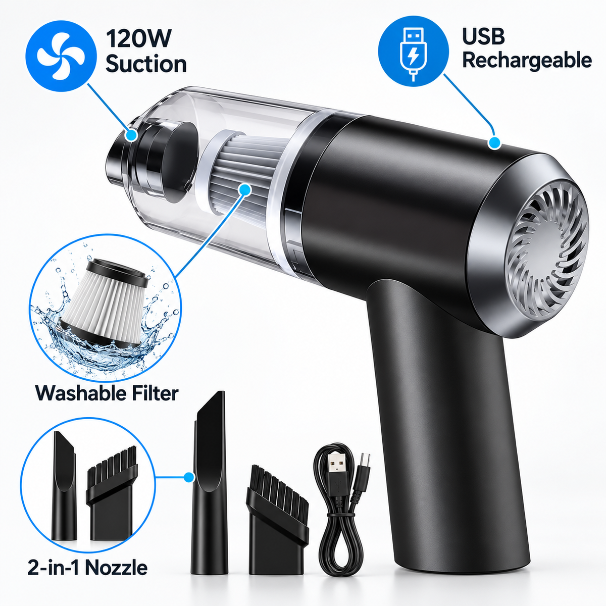 wireless handheld vacuum cleaner