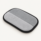 Pet grooming mitt on a clean background
