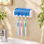 Toothbrush holder in a modern bathroom